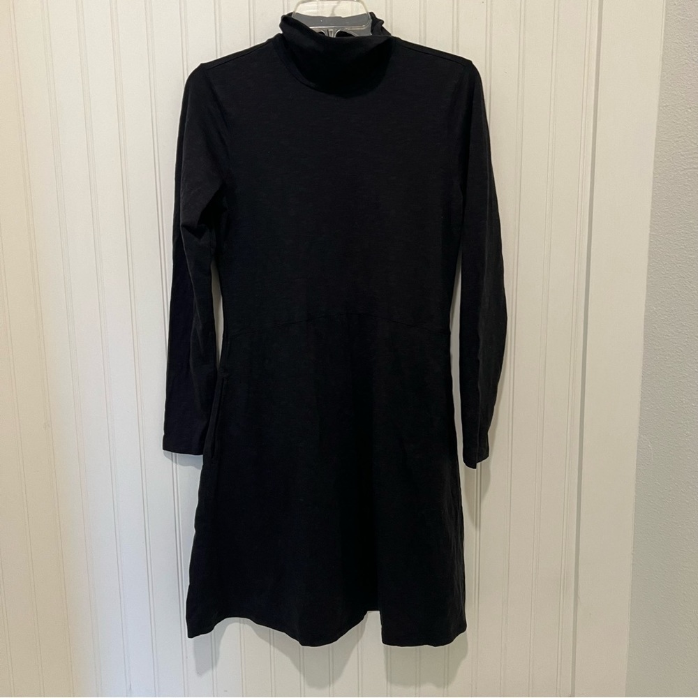 Toad & Co Small Winterdance Dress Charcoal Gray